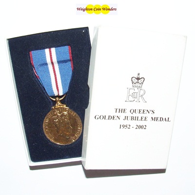 2002 Golden Jubilee Medal - Click Image to Close